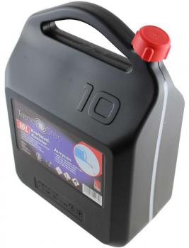 Kraftstoff Kanister 10L Schwarz Spezial Technik Auslaufrohr sehr Effizient "High